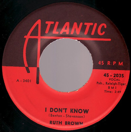 Ruth Brown - I Don't Know (7")