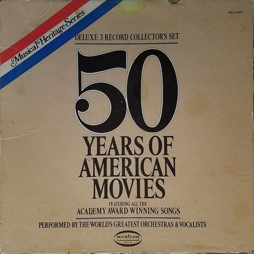 Various - 50 Years Of American Movies (3xLP, Comp + Box)