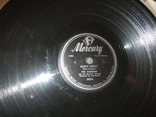 Vic Damone And The Mercury Chorale - Silent Night / Ava Maria (Shellac, 12")