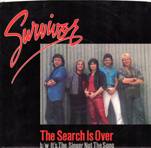 Survivor - The Search Is Over (7", Single, Styrene, Car)