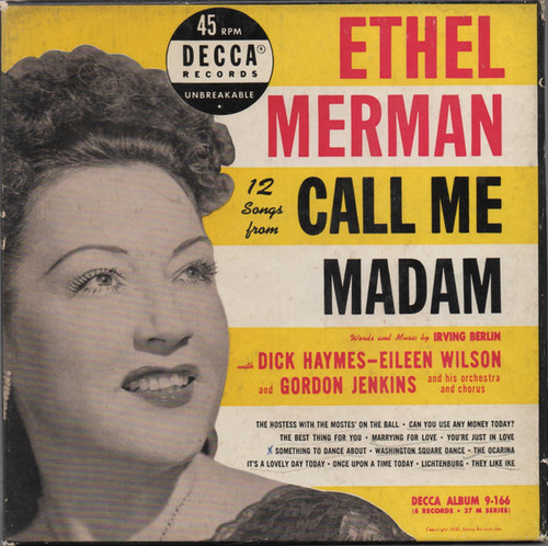 Ethel Merman - 12 Songs From Call Me Madam (6x7", Album + Box)