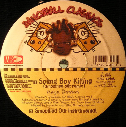 Mega Banton - Sound Boy Killing (12", RE)