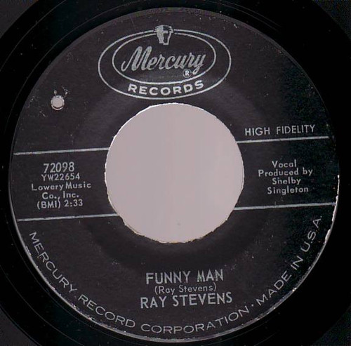 Ray Stevens - Funny Man (7", Single)