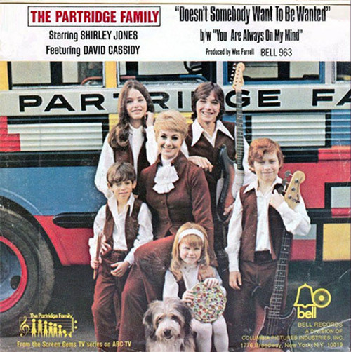 The Partridge Family - Doesn't Somebody Want To Be Wanted (7", Single, Styrene, She)