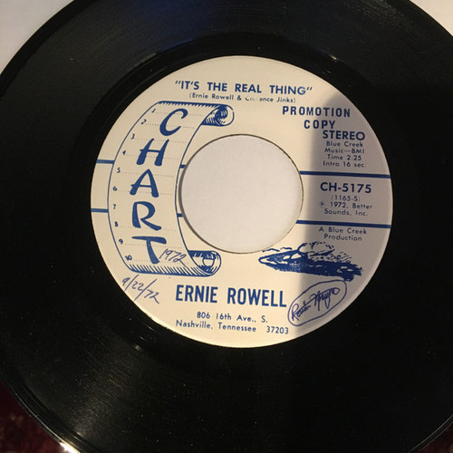 Ernie Rowell - It's The Real Thing (7", Promo)