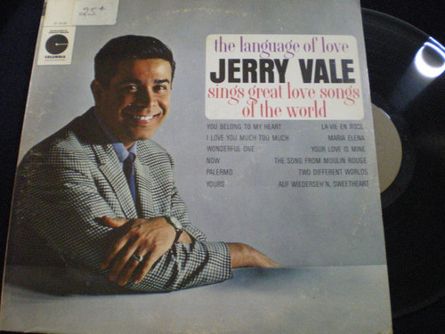 Jerry Vale - The Language Of Love (LP, Album, RE)
