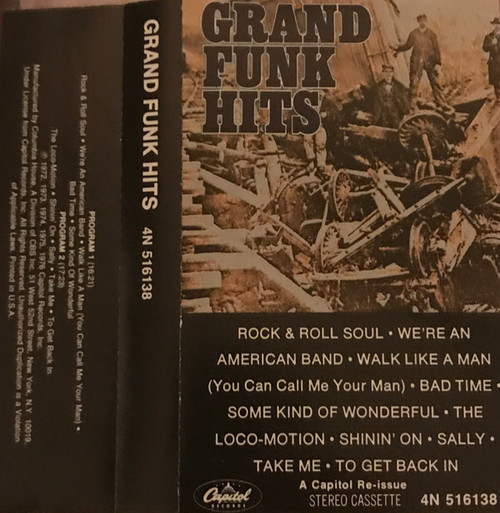 Grand Funk* - Grand Funk Hits (Cass, Comp, Club)