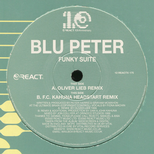 Blu Peter - Funky Suite (12")