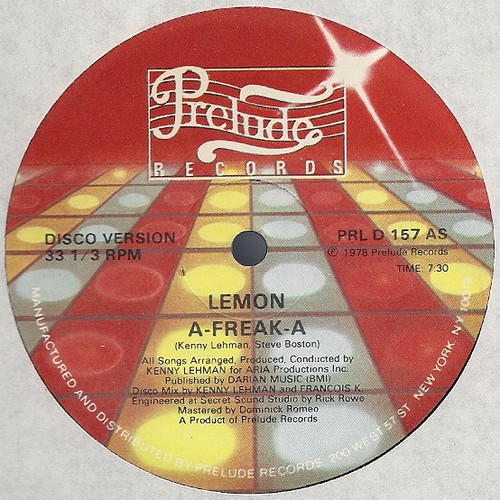 Lemon - A-Freak-A (12")