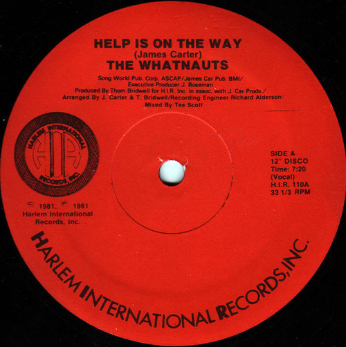 The Whatnauts - Help Is On The Way (12")