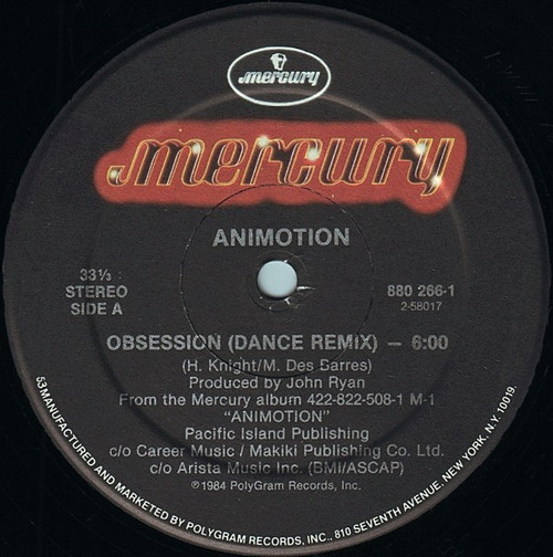 Animotion - Obsession (Dance Remix) (12", Single)_1