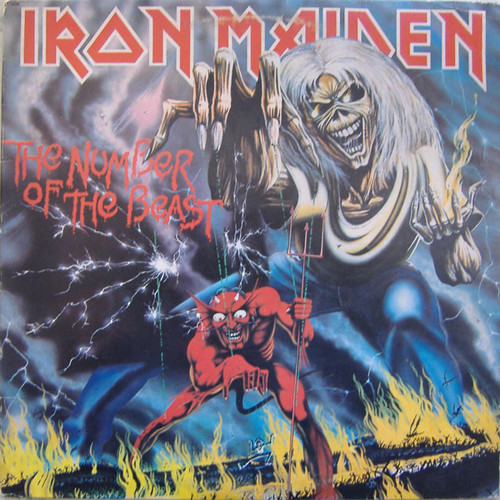 Iron Maiden - The Number Of The Beast (LP, Album, Jac)