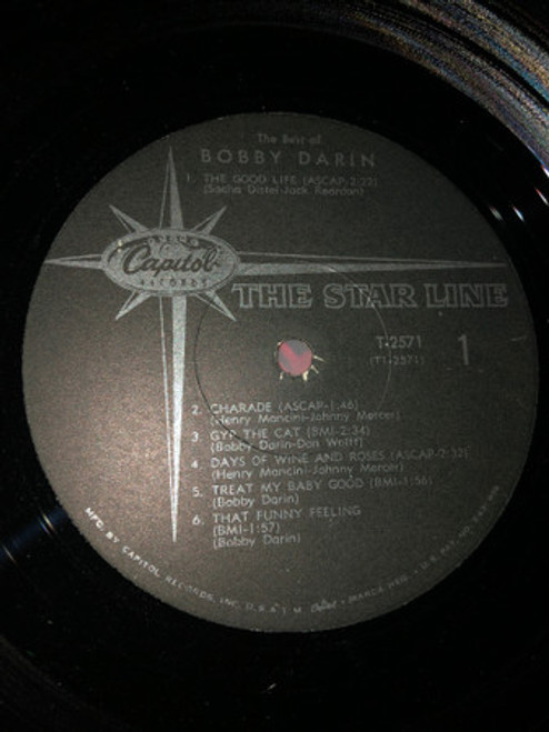 Bobby Darin - The Best Of Bobby Darin (LP, Comp, Mono)