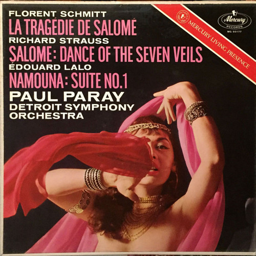 Florent Schmitt / Richard Strauss / Édouard Lalo, Paul Paray, Detroit Symphony Orchestra - La Tragédie De Salomé / Salome: Dance Of The Seven Veils / Namouna: Suite No. 1 (LP, Mono)
