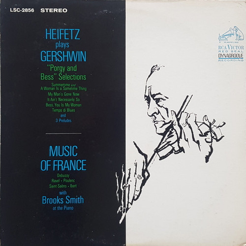 Heifetz*, Brooks Smith (2) - Heifetz Plays Gershwin And Music Of France (LP, Album)