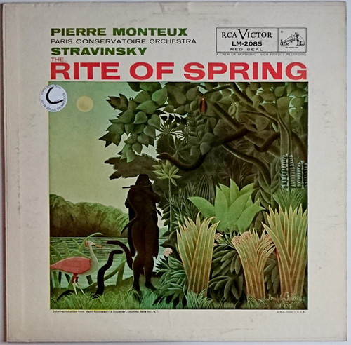 Pierre Monteux / Stravinsky* - Paris Conservatoire Orchestra* - The Rite Of Spring (LP, Album, Mono, Plu)
