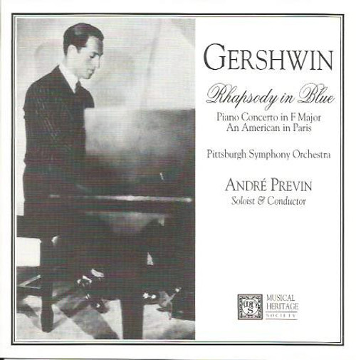 George Gershwin, André Previn, The Pittsburgh Symphony Orchestra - Gershwin - Rhapsody in Blue (CD, Album)