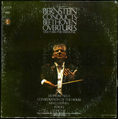 Beethoven*, New York Philharmonic*, Bernstein* - Bernstein Conducts Beethoven Overtures (LP)