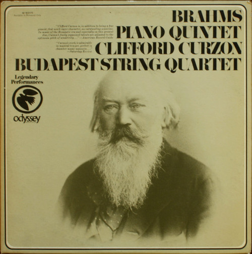 Brahms* - Clifford Curzon, Budapest String Quartet - Piano Quintet (LP, Mono)
