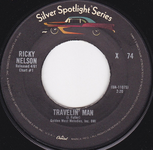 Ricky Nelson (2) - Travelin' Man (7", Single)