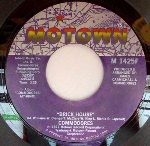 Commodores - Brick House (7")