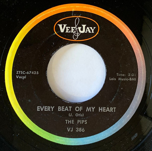 The Pips - Every Beat Of My Heart (7")