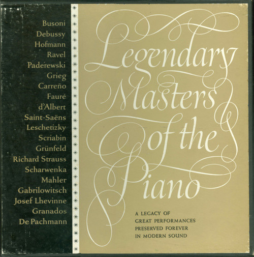 Various - Legendary Masters Of The Piano (3xLP, Comp + Box)
