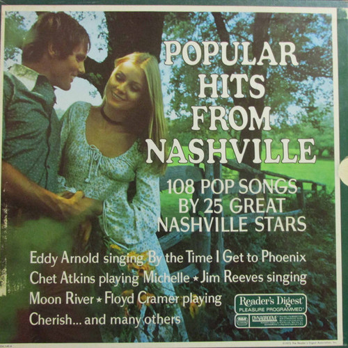 Various - Popular Hits From Nashville. 108 Pop Songs By 25 Great Nashville Stars (9xLP, Album, Comp + Box)