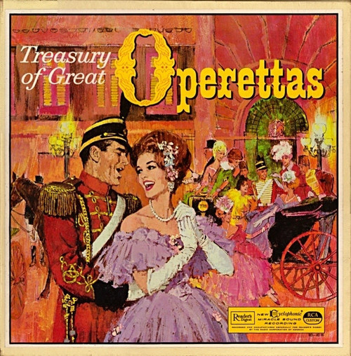 Various - Treasury Of Great Operettas (9xLP, Mono + Box, Comp)