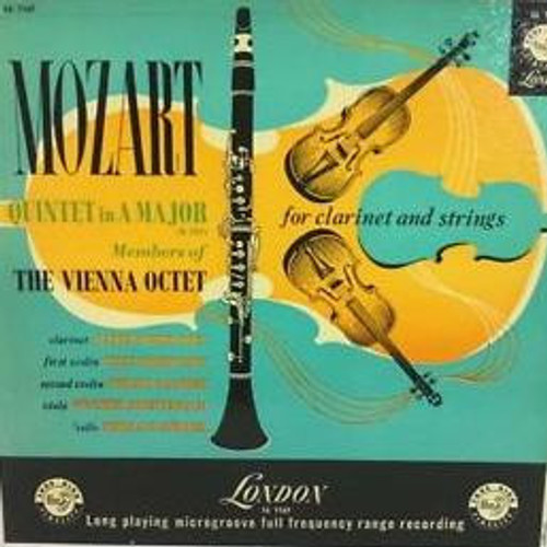 Mozart*, Members Of The Vienna Octet* - Quintet In A Major For Clarinet And Strings (K.581) (LP, Album)