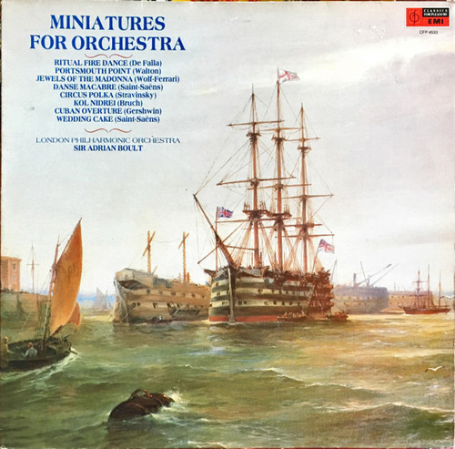 The London Philharmonic Orchestra, Sir Adrian Boult - Miniatures For Orchestra (LP, Album)
