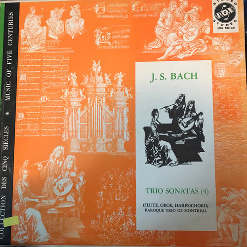 Johann Sebastian Bach - J.S. Bach Trio Sonatas (4) (12", Album)