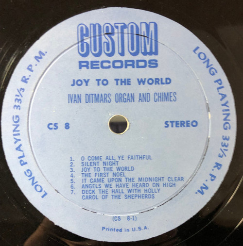 Ivan Ditmars - Joy To The World (LP, Album)