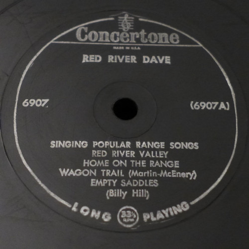 Red River Dave - Popular Range Songs (10")