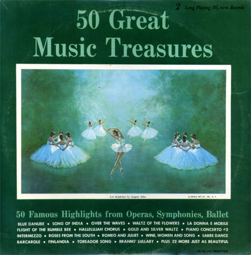 Unknown Artist - 50 Great Music Treasures (2xLP, Comp, RE)