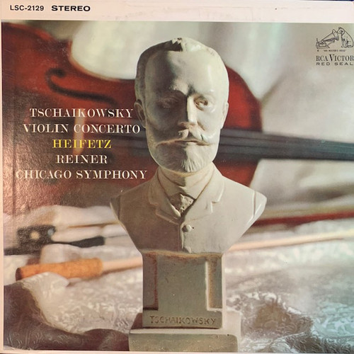 Tschaikowsky*, Jascha Heifetz, Chicago Symphony Orchestra*, Fritz Reiner - Concerto For Violin In D Major (LP, Album, RE, Ind)