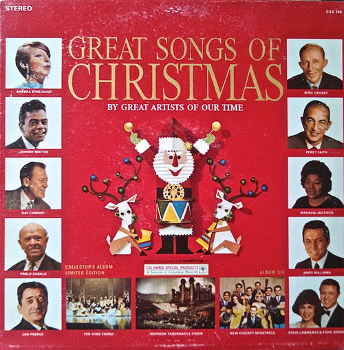 Various - The Great Songs Of Christmas Album Six (LP, Album, Comp, Ltd)