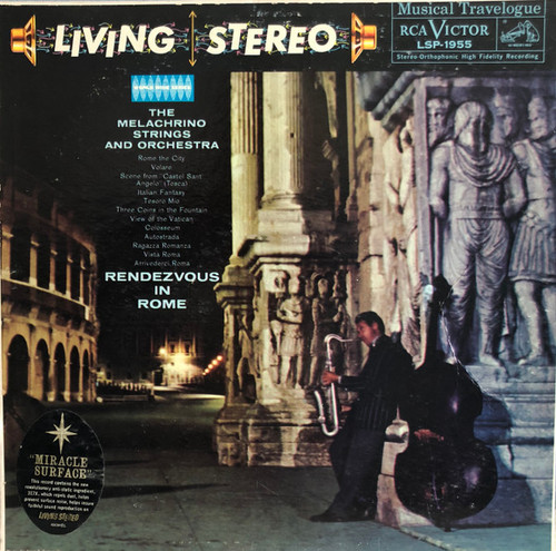 The Melachrino Strings And Orchestra - Rendezvous In Rome  (LP)