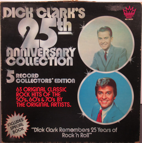 Various - Dick Clark's 25th Anniversary Collection (5xLP, Comp)