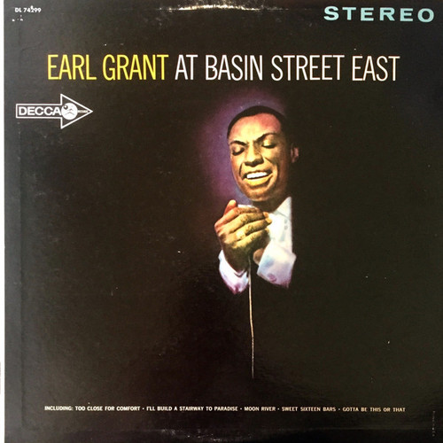 Earl Grant - Earl Grant At Basin Street East (LP, Album, Glo)