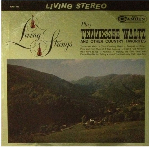 Living Strings - Living Strings Play Tennessee Waltz And Other Country Favorites (LP, Mono)