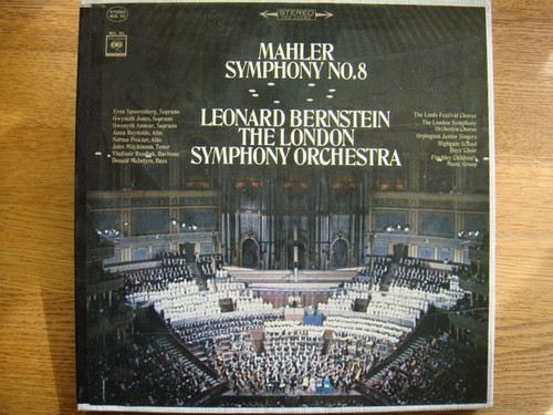 Mahler* - Leonard Bernstein, The London Symphony Orchestra - Symphony No. 8 (2xLP, Album, RE + Box)