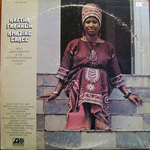 Aretha Franklin With James Cleveland* & The Southern California Community Choir - Amazing Grace (2xLP, Album, CP)