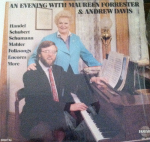 Maureen Forrester, Andrew Davis - An Evening with Maureen Forrester & Andrew Davis (LP, Album)