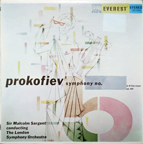 Prokofiev*, Sir Malcolm Sargent, London Symphony Orchestra* - Symphony No. 5 In B Flat Major, Op. 100 (LP)