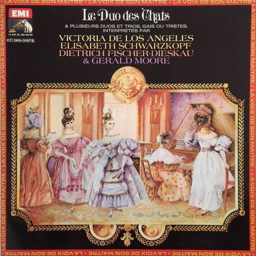 Victoria De Los Angeles, Elisabeth Schwarzkopf, Dietrich Fischer-Dieskau & Gerald Moore - Le Duo Des Chats (LP, Gat)