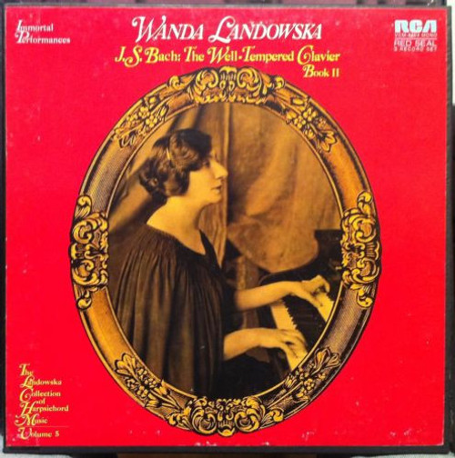Wanda Landowska / J.S. Bach* - The Well-Tempered Clavier Book II (3xLP, Box)