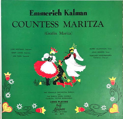 Emmerich Kálmán - Countess Maritza = Gräfin Mariza (LP, Album, Mono)