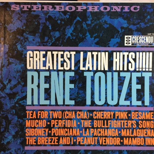 René Touzet - Greatest Latin Hits (LP, Gol)
