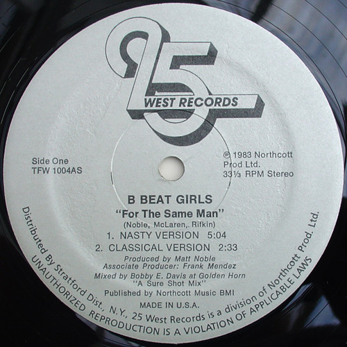 B Beat Girls - For The Same Man (12")